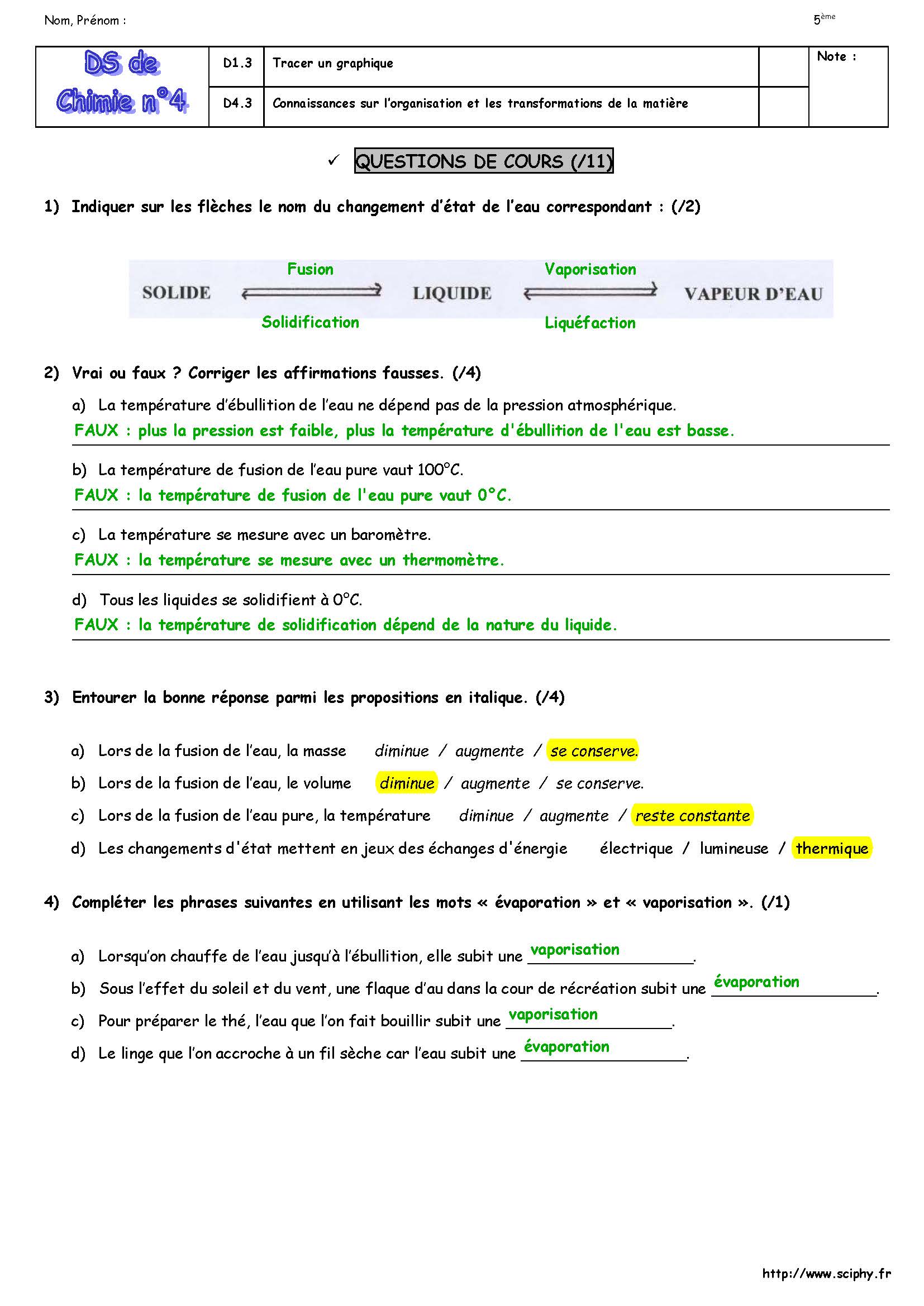 DS 4 5 ème Changements détats 2018 2019 Page 1
