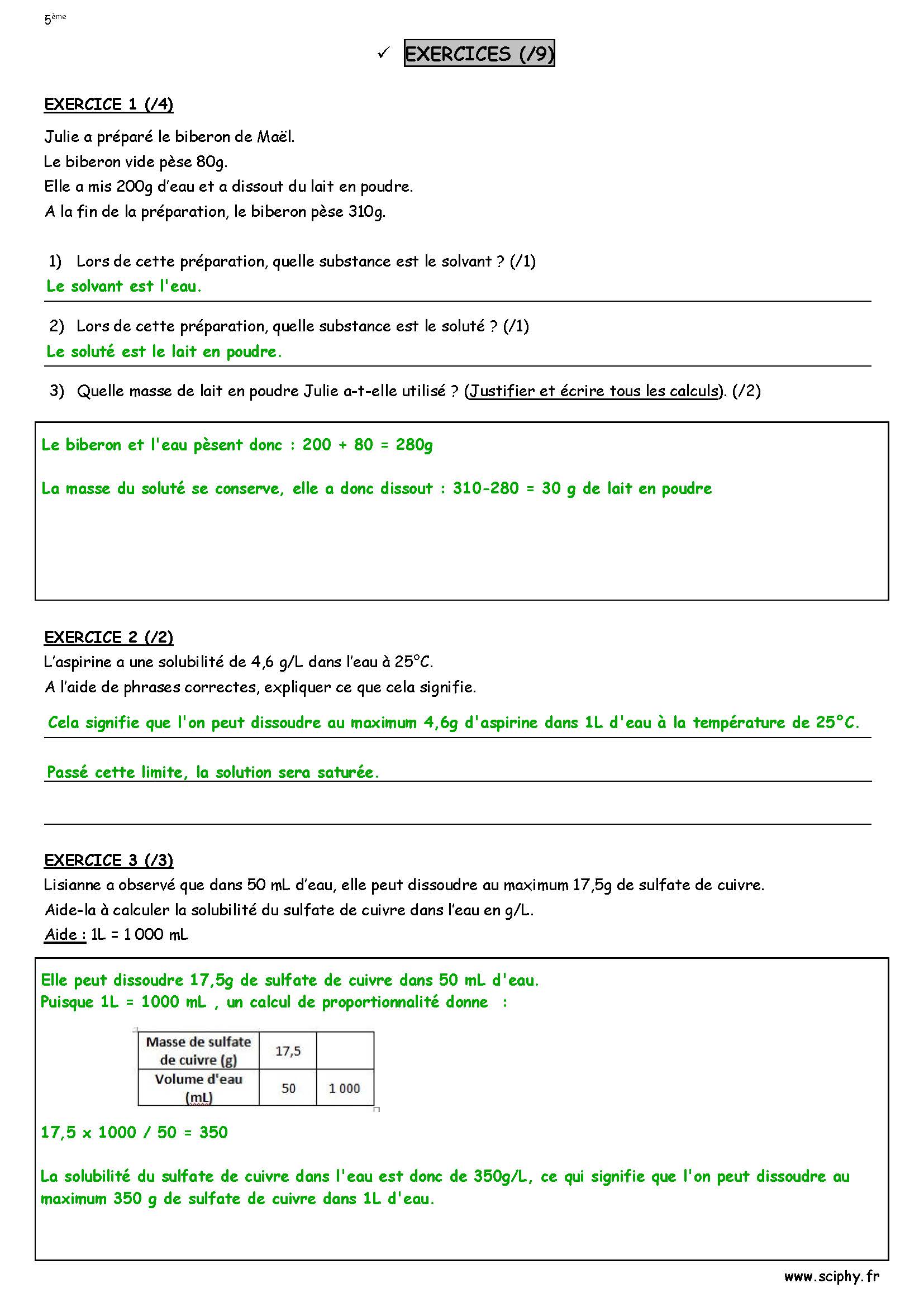DS 5 5 ème Solutions 2018 2019 Page 2