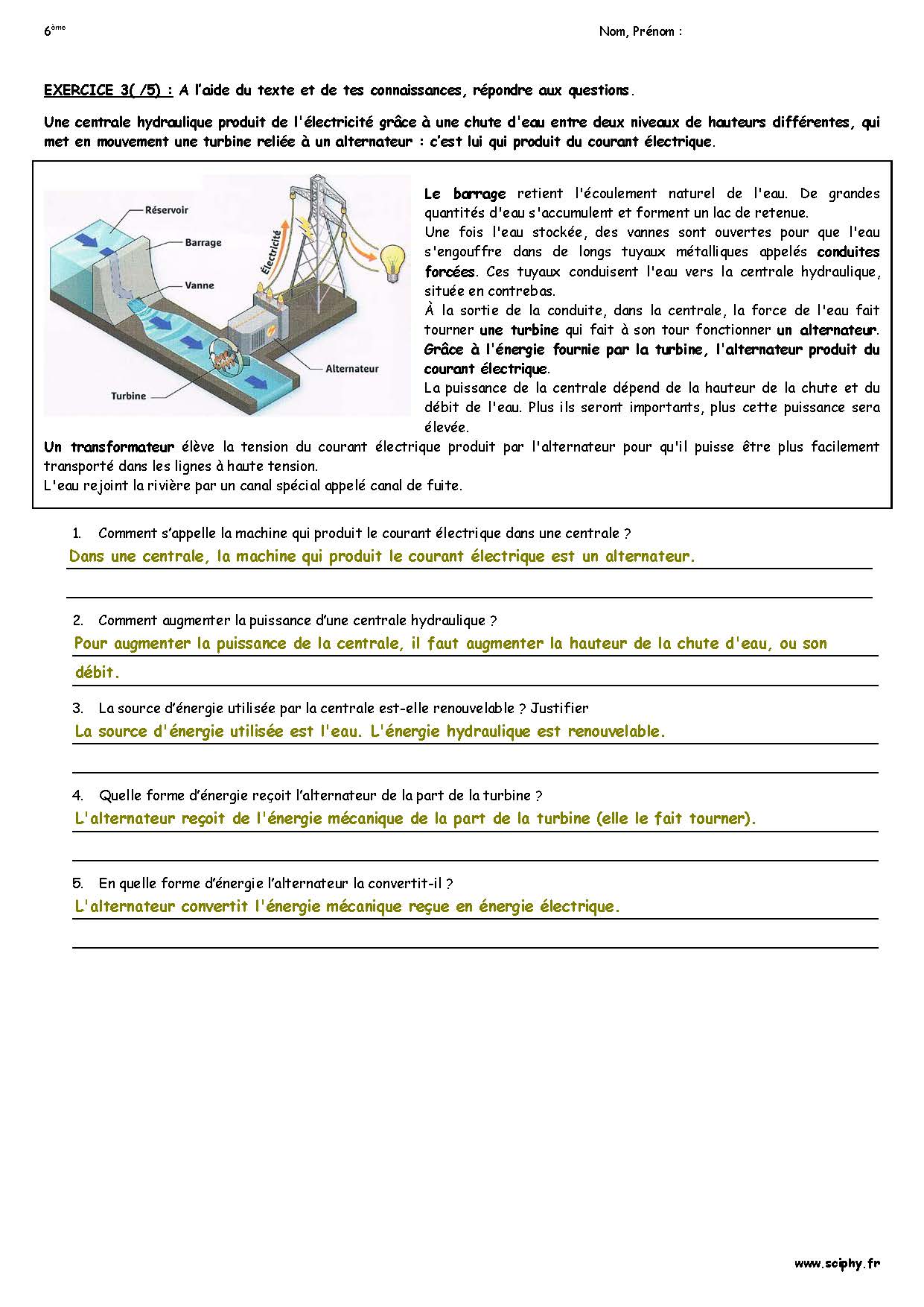 DS2 6 ème energies 2018 2019 Page 2